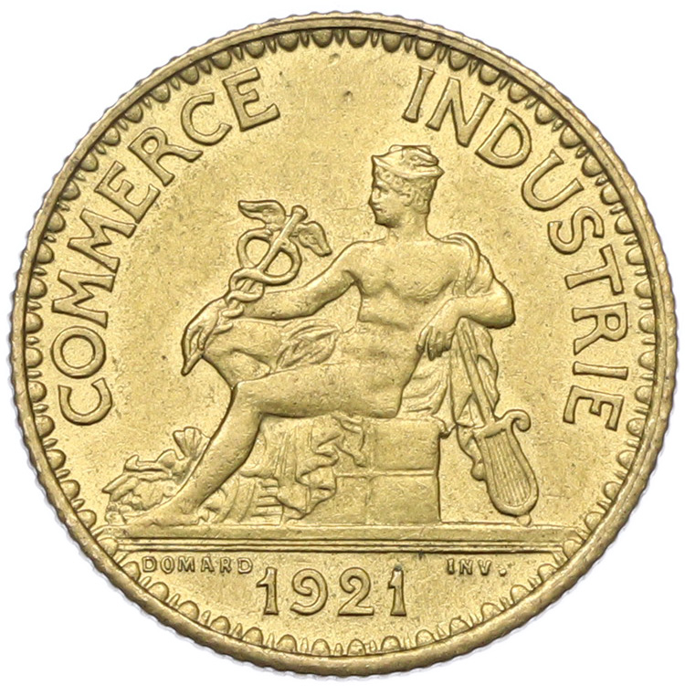 1 франк 1921 года Франция — Фото №1