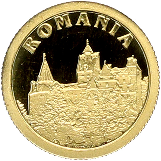 12 долларов 2008 года Либерия «Страны Европы — Румыния» — Фото №1