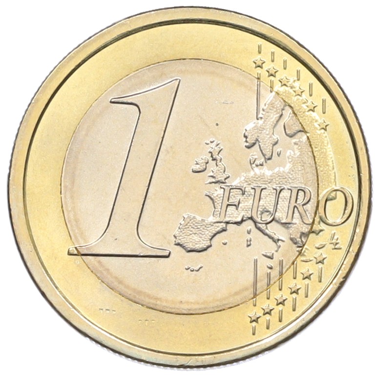 1 евро 2008 года Италия — Фото №2