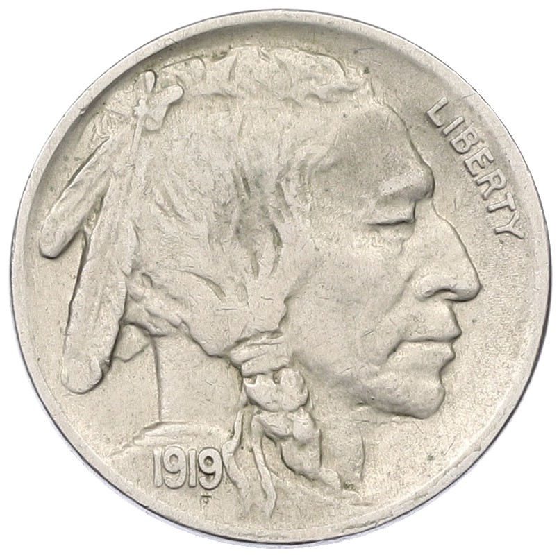 5 центов 1919 года США — Фото №1