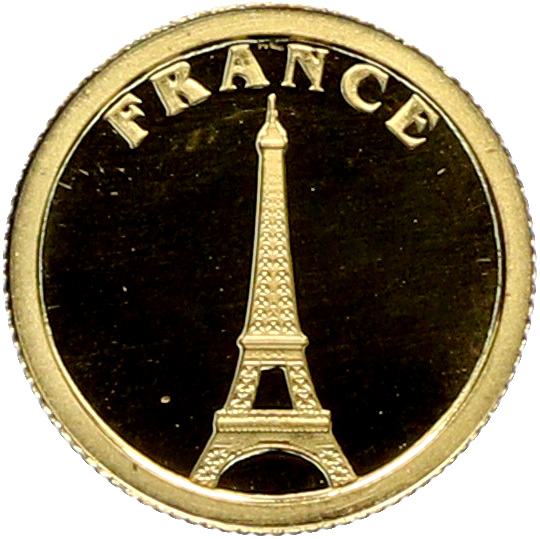 12 долларов 2008 года Либерия «Страны Европы — Франция» — Фото №1