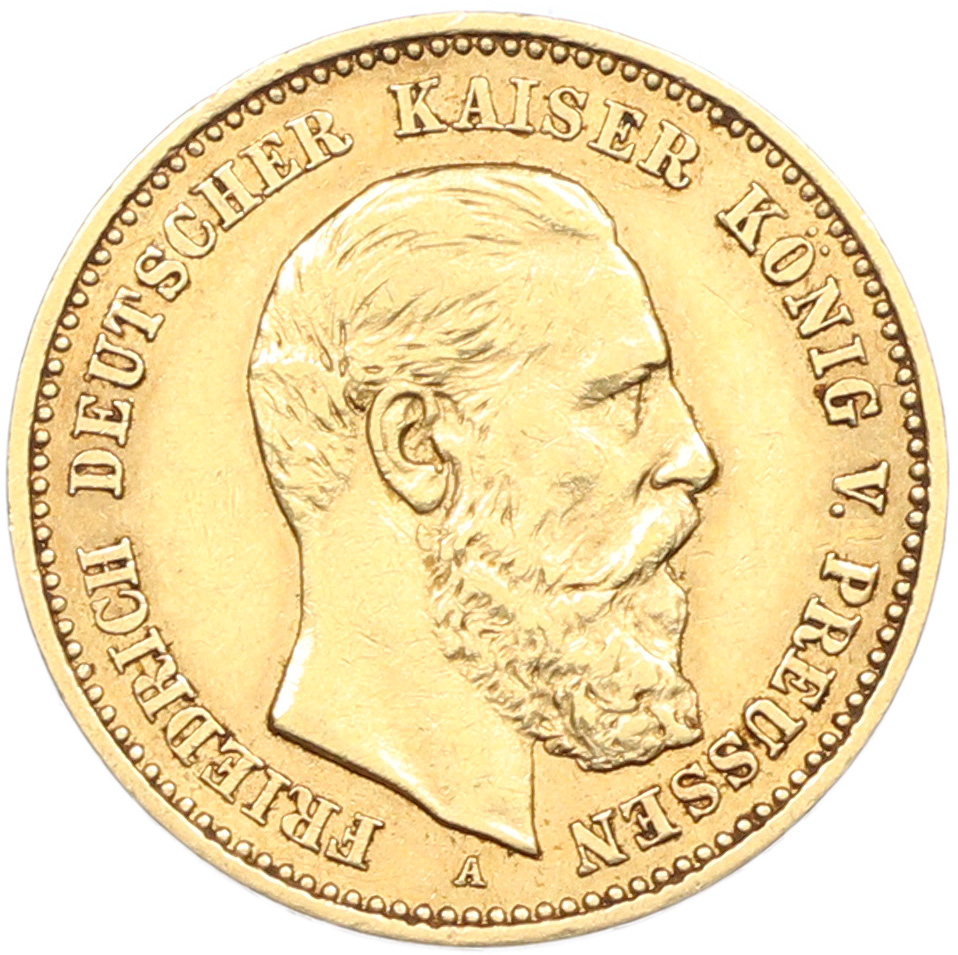 10 марок 1888 года Германия (Пруссия) — Фото №1