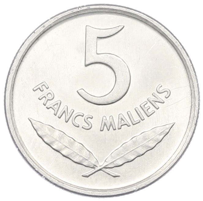 5 франков 1961 года Мали — Фото №2