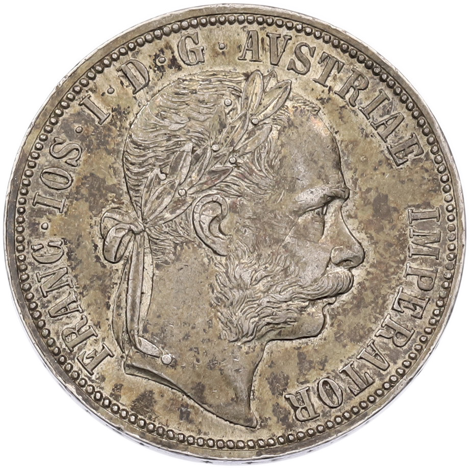 1 флорин 1883 года Австрия — Фото №2