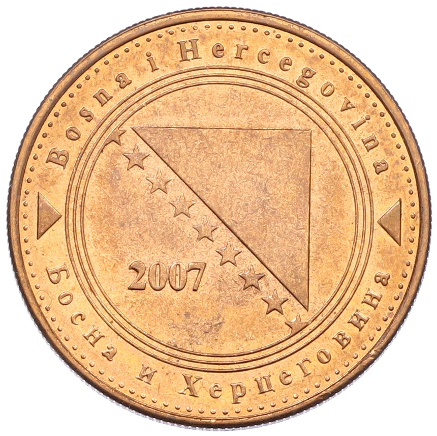 50 фенингов 2007 года Босния и Герцеговина — Фото №1
