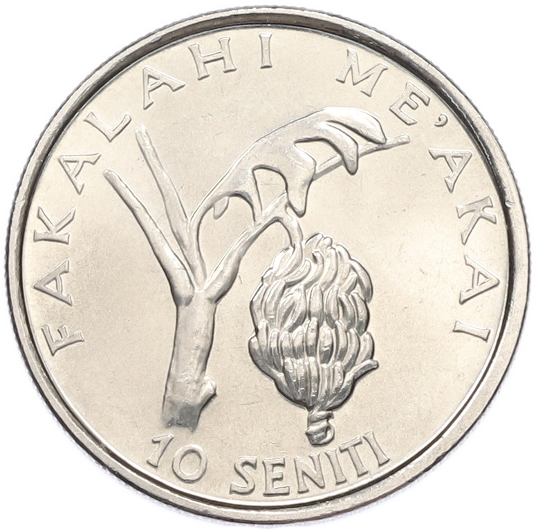 10 сенити 2002 года Тонга — Фото №1