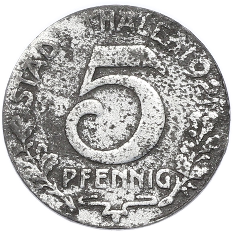 5 пфеннигов 1921 года Германия — город Тале-ам-Гарц (Нотгельд) — Фото №2