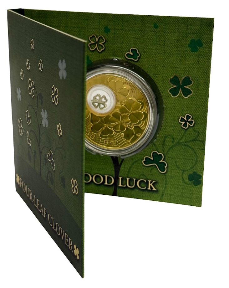 2 доллара 2013 года Ниуэ «Удачи — Четырехлистный клевер» — Фото №3