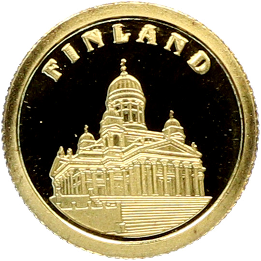 12 долларов 2008 года Либерия «Страны Европы — Финляндия» — Фото №1