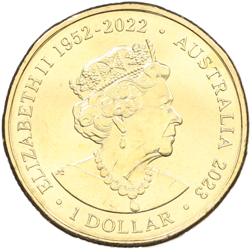 1 доллар 2023 года Австралия «Большие австралийские вещи – большой банан» — Фото №2