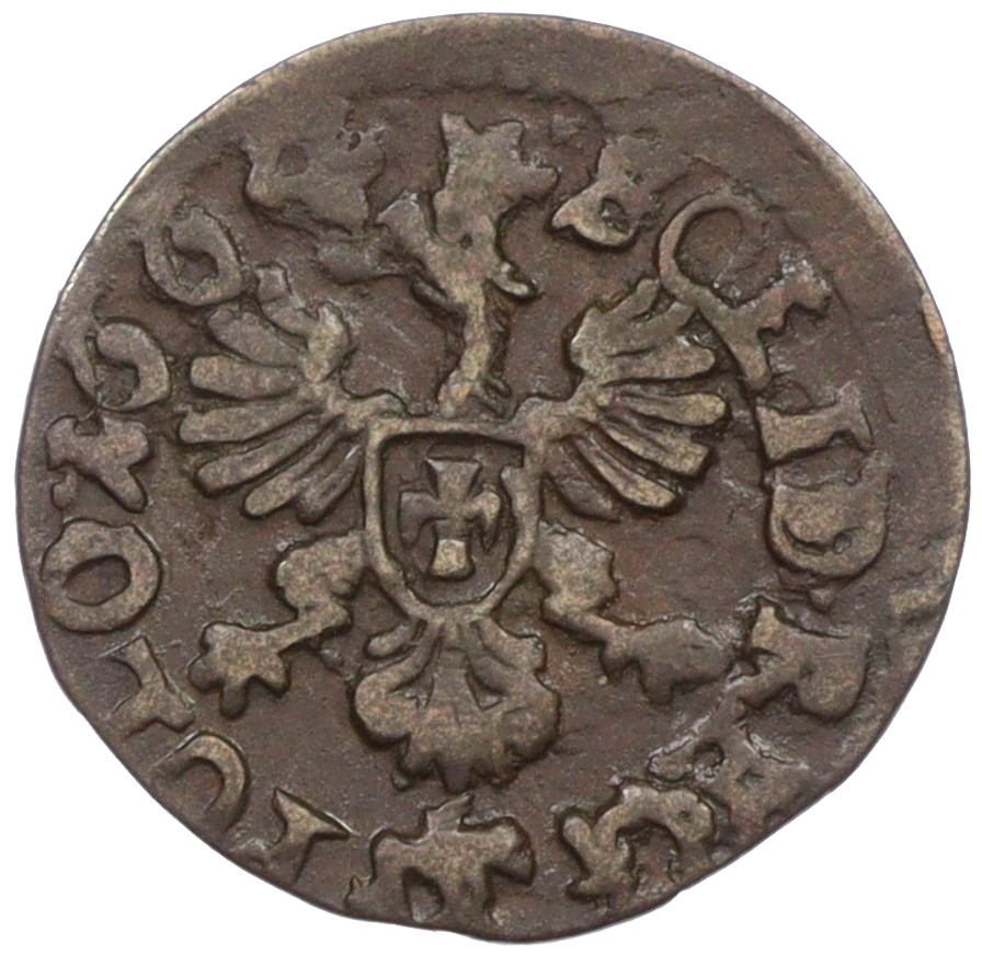 1 солид («боратинка») 1664 года Польша — Ян II Казимир — Фото №1