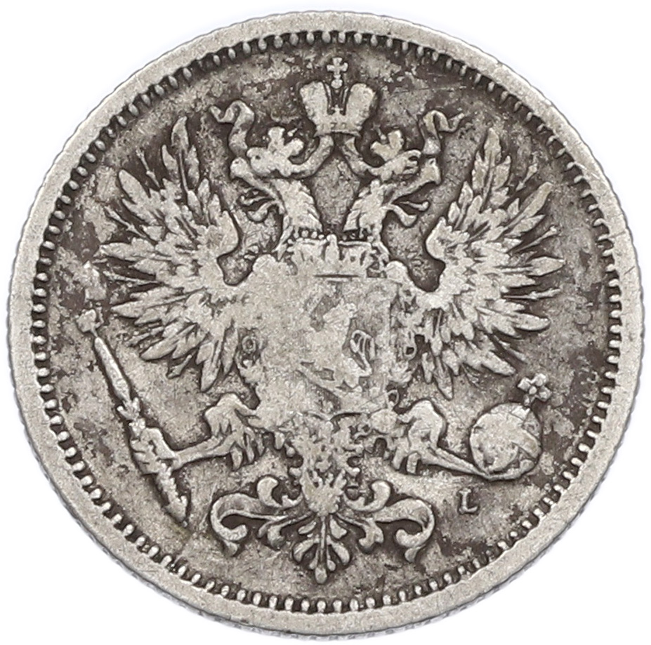 50 пенни 1891 года Русская Финляндия — Фото №2