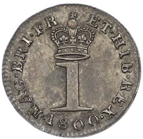 1 пенни 1800 года Великобритания (Георг III) — Фото №1