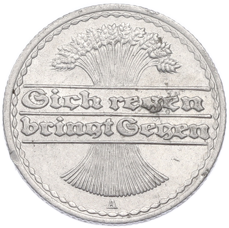 50 пфеннигов 1919 года A Германия — Фото №2