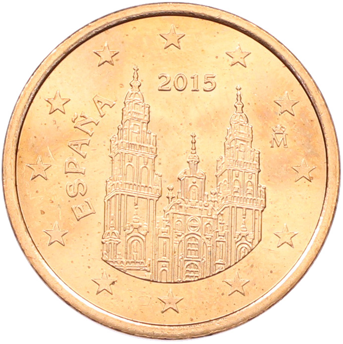 5 евроцентов 2015 года Испания — Фото №1