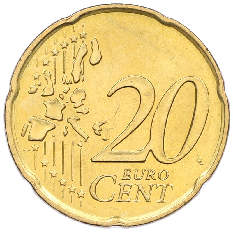 20 евроцентов 2001 года Монако — Фото №2