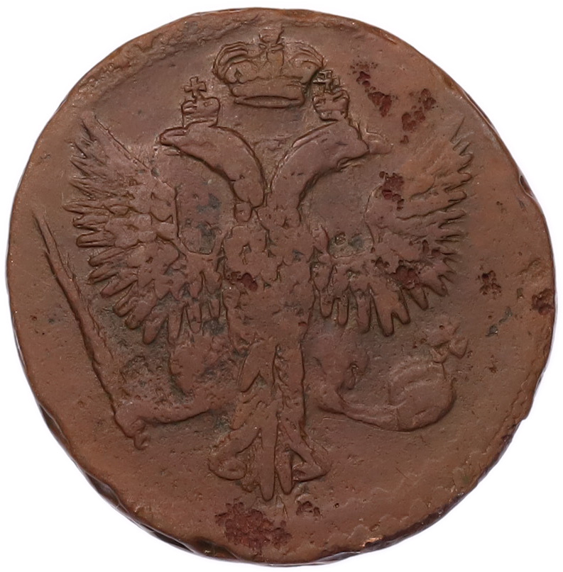 Денга 1745 года Российская Империя (Елизавета Петровна) — Фото №2