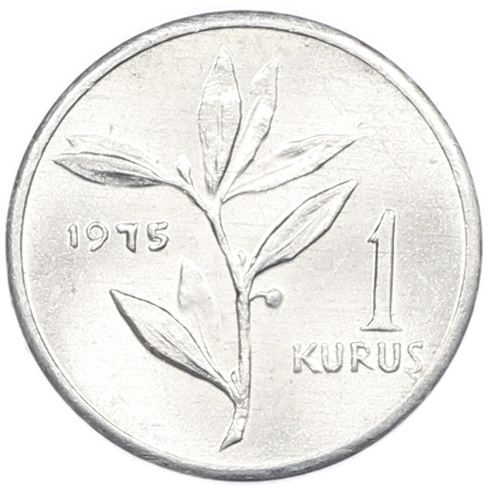 1 куруш 1975 года Турция — Фото №1