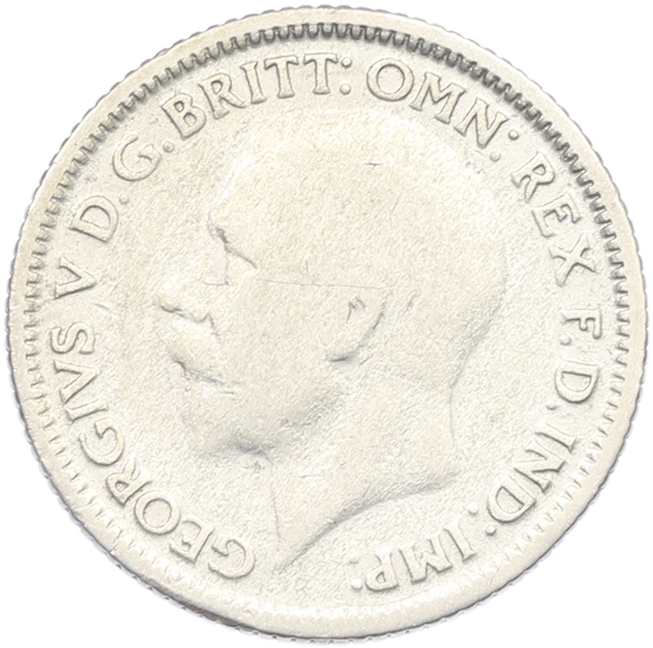 6 пенсов 1929 года Великобритания — Фото №2