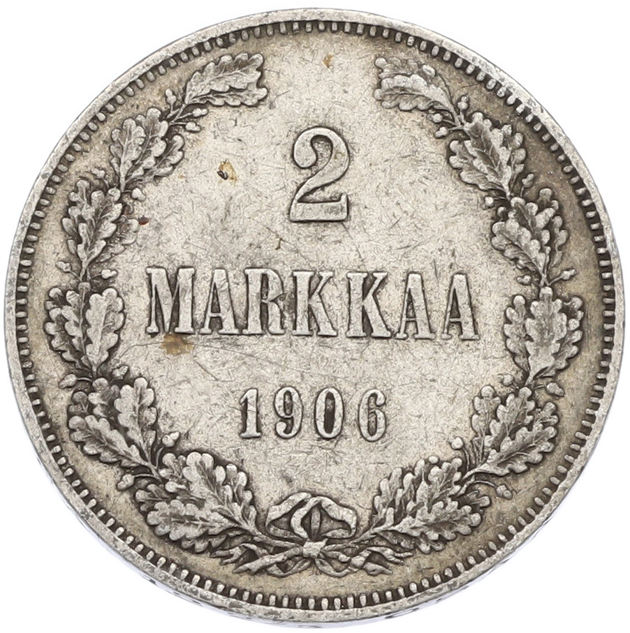 2 марки 1906 года Русская Финляндия — Фото №1