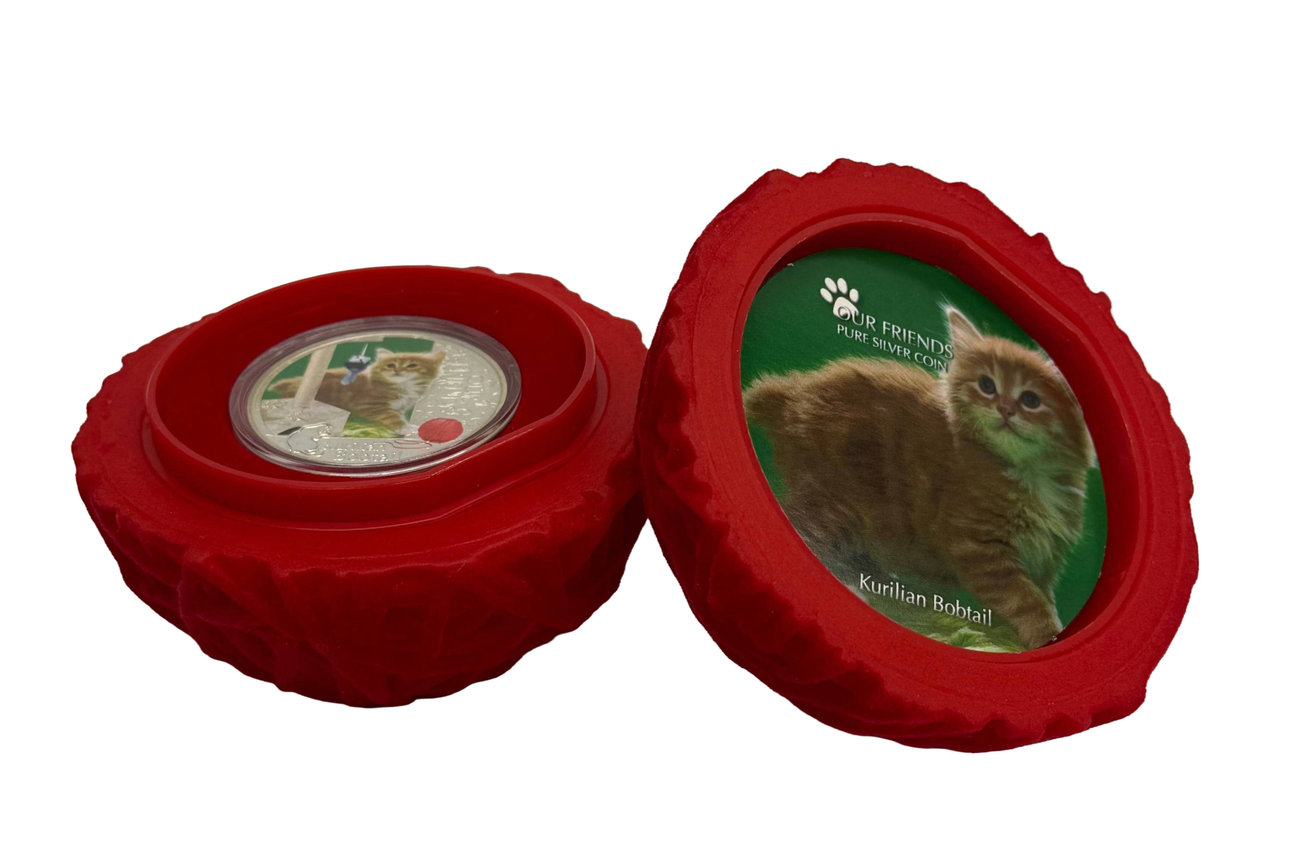 2 доллара 2012 года Ниуэ «Наши друзья — Курильский Бобтейл» — Фото №3