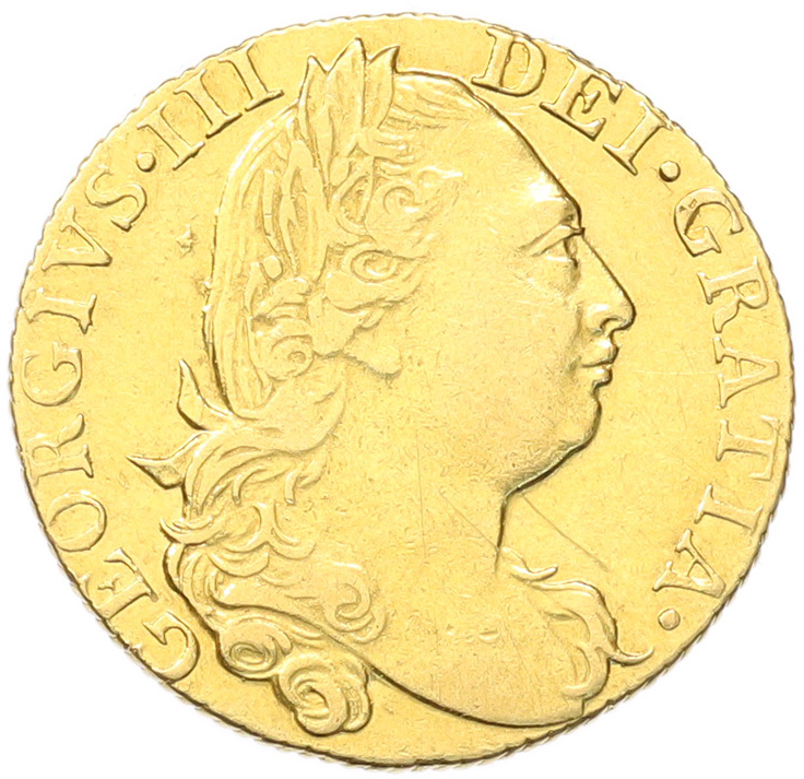 1 гинея 1776 года Великобритания (Георг III) — Фото №1