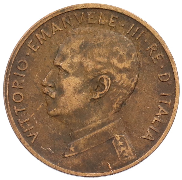 2 чентезимо 1911 года Италия — Фото №2