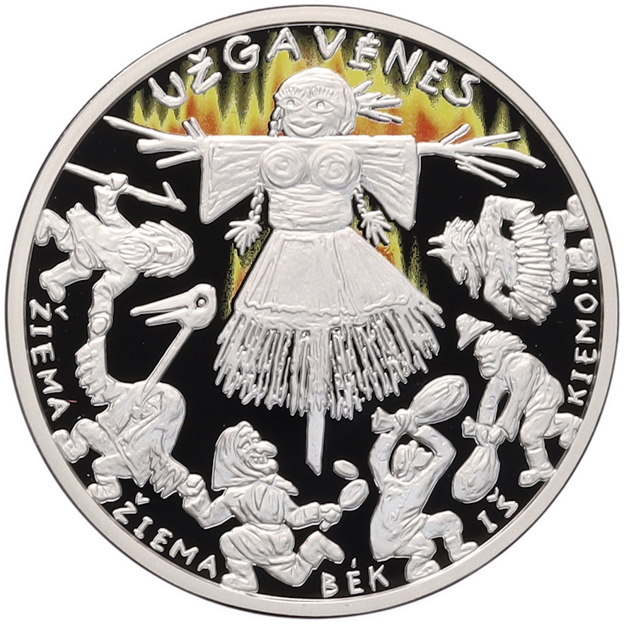 5 евро 2019 года Литва «Традиционные Литовские праздники — Марди Гра» — Фото №1