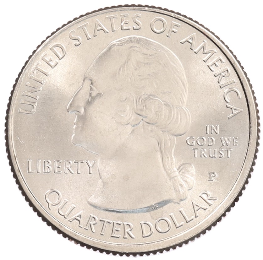 1/4 доллара (25 центов) 2018 года Р США «Национальные парки — №43 Национальный парк Вояджерс» — Фото №2