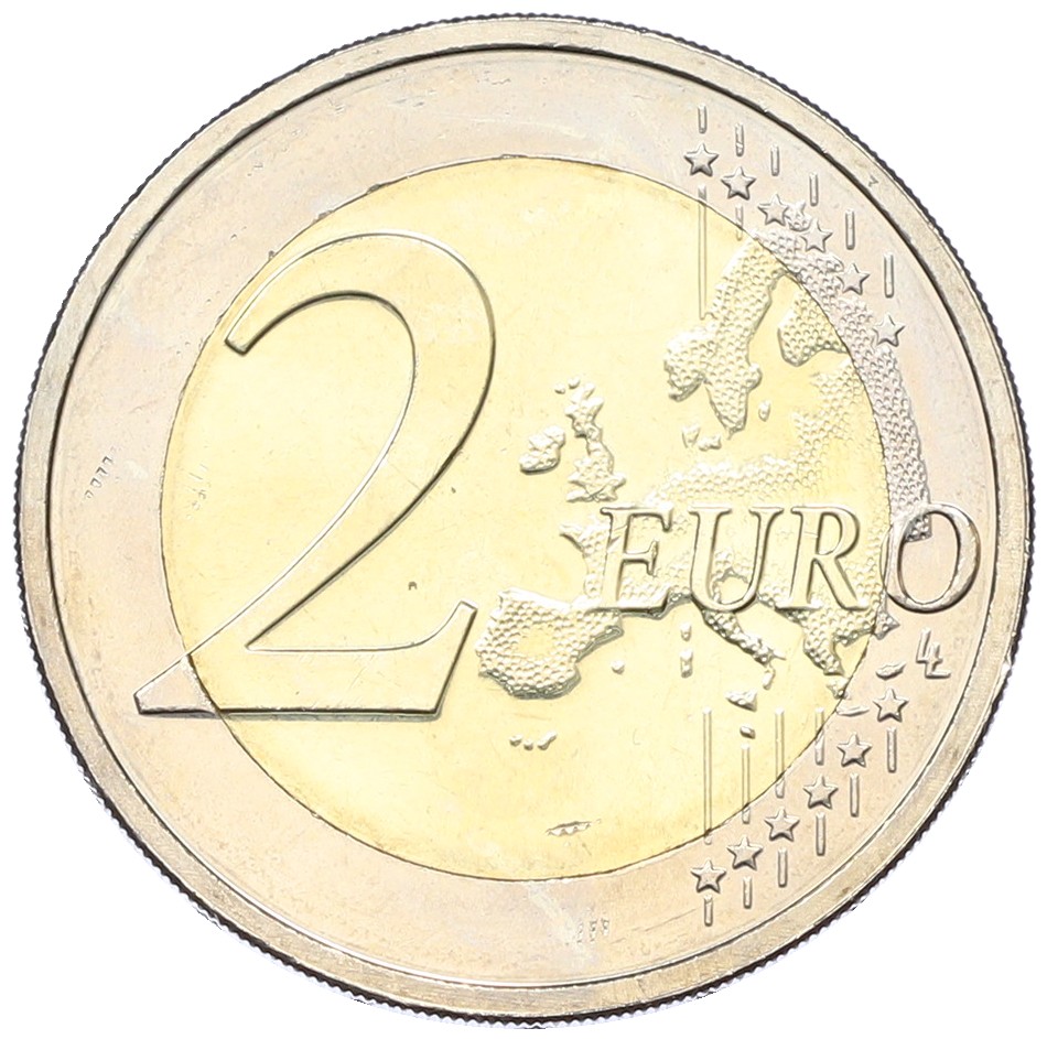 2 евро 2019 года Люксембург «100 лет с дня вступления на трон Великой Герцогини Шарлотты» — Фото №2