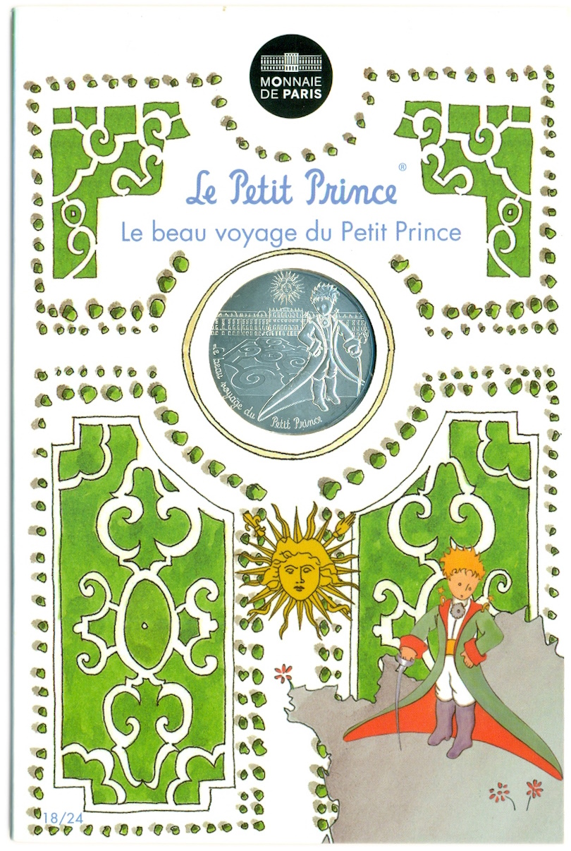 10 евро 2016 года Франция «Маленький принц — Версаль» — Фото №3