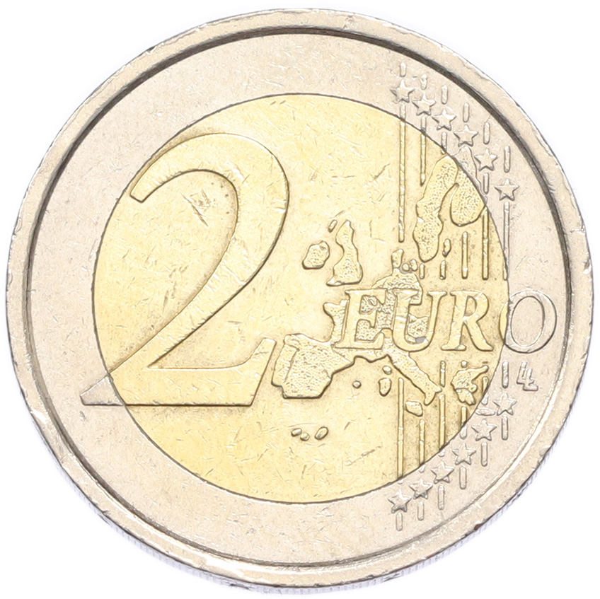 2 евро 2007 года Италия — Фото №2