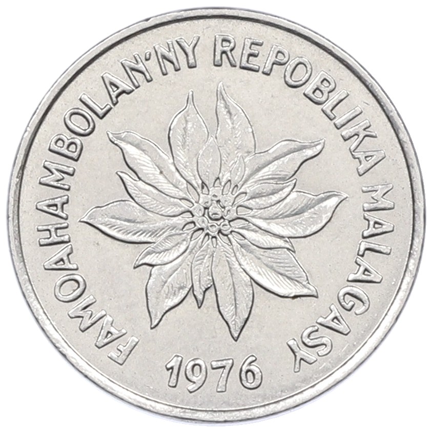 1 франк 1976 года Мадагаскар — Фото №1