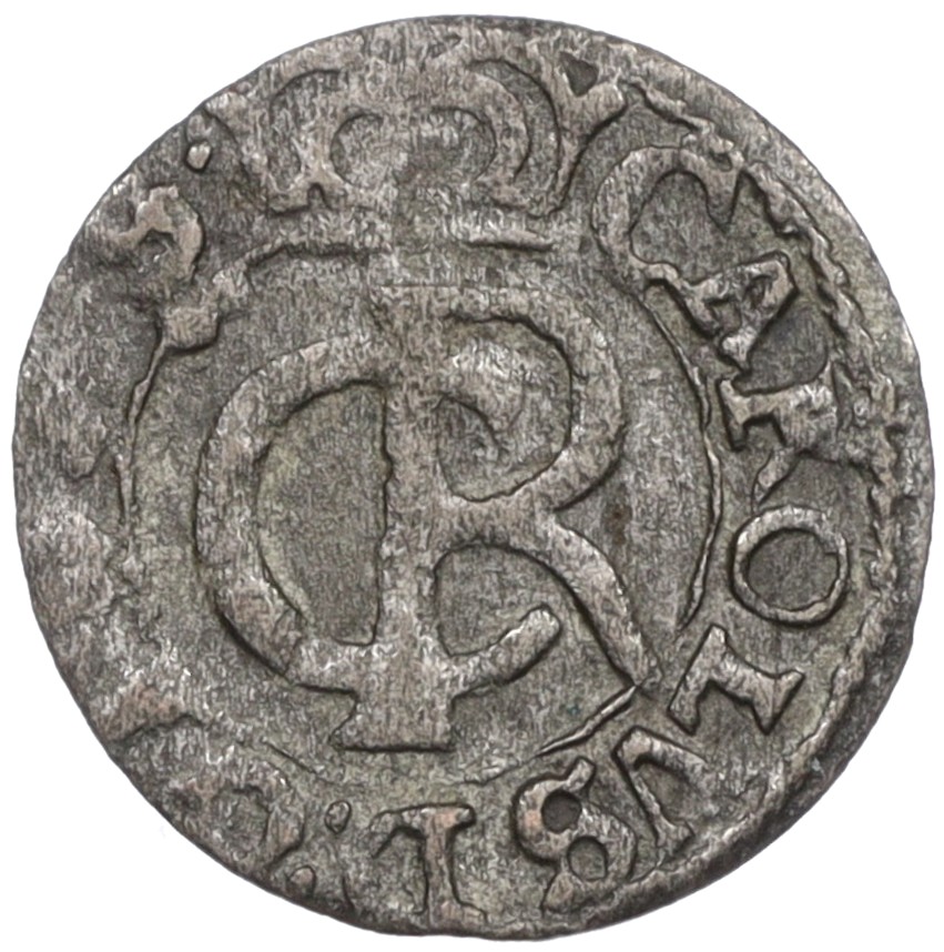 1 солид 1662 года Шведская оккупация Ливонии (Карл XI) — Фото №2