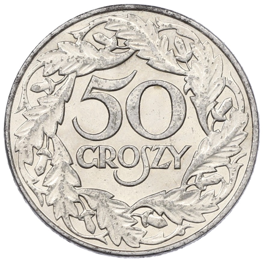 50 грошей 1938 года Польша — Фото №1