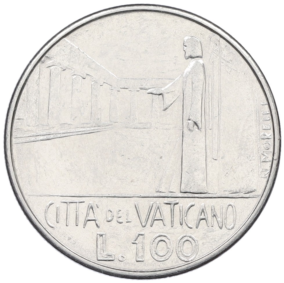 100 лир 1978 года Ватикан — Фото №1
