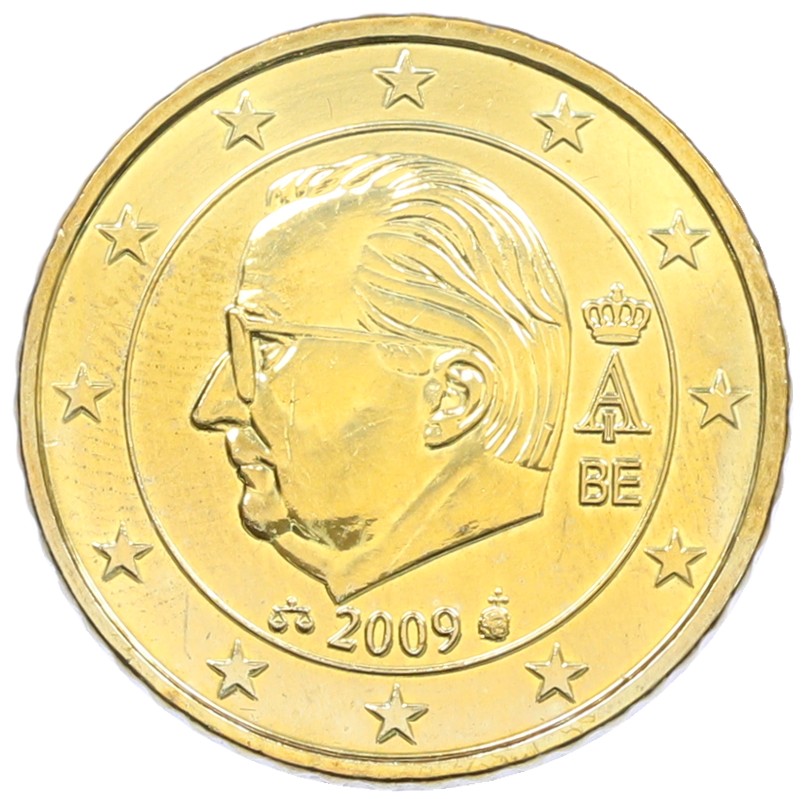 50 евроцентов 2009 года Бельгия — Фото №1