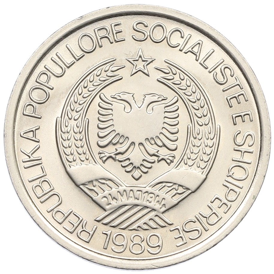 2 лека 1989 года Албания — Фото №1
