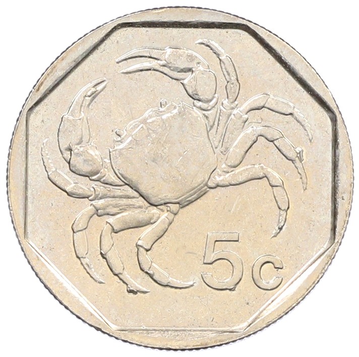 5 центов 2001 года Мальта — Фото №1
