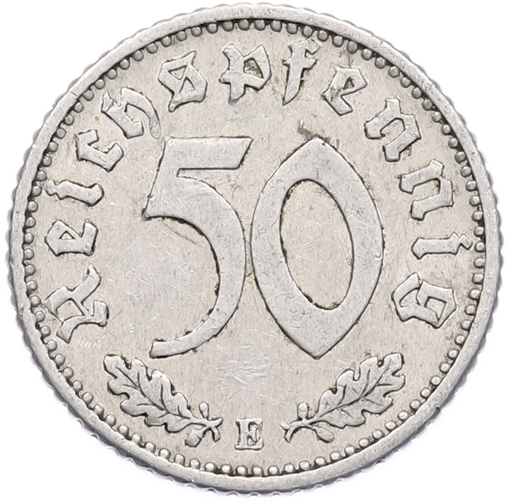 50 рейхспфеннигов 1935 года E Германия — Фото №2
