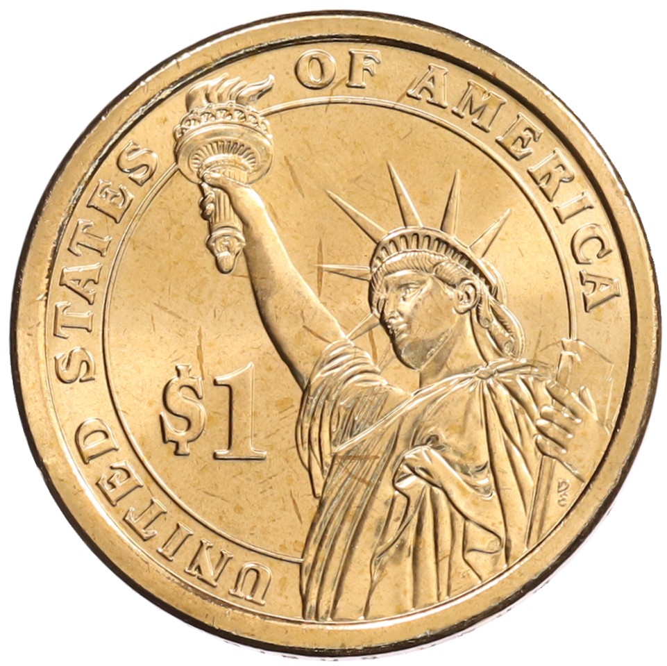 1 доллар 2012 года D США «21-й президент США Честер Артур» — Фото №2