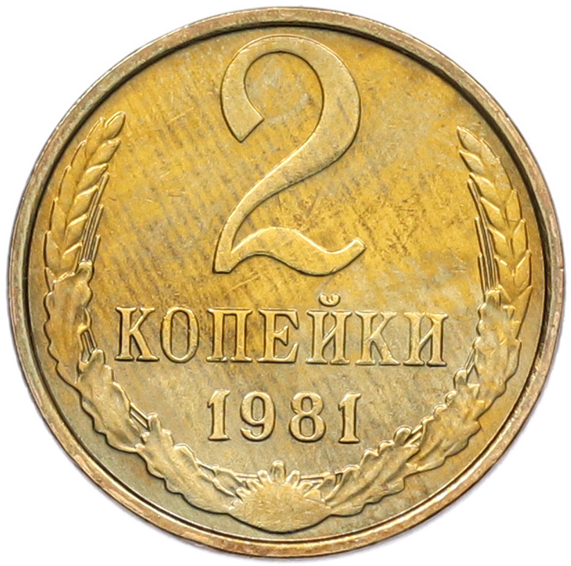 2 копейки 1981 года СССР — Фото №1