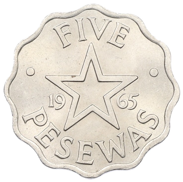 5 песев 1965 года Гана — Фото №1