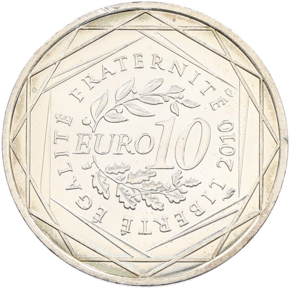10 евро 2010 года Франция «Регионы Франции — Пикардия» — Фото №2
