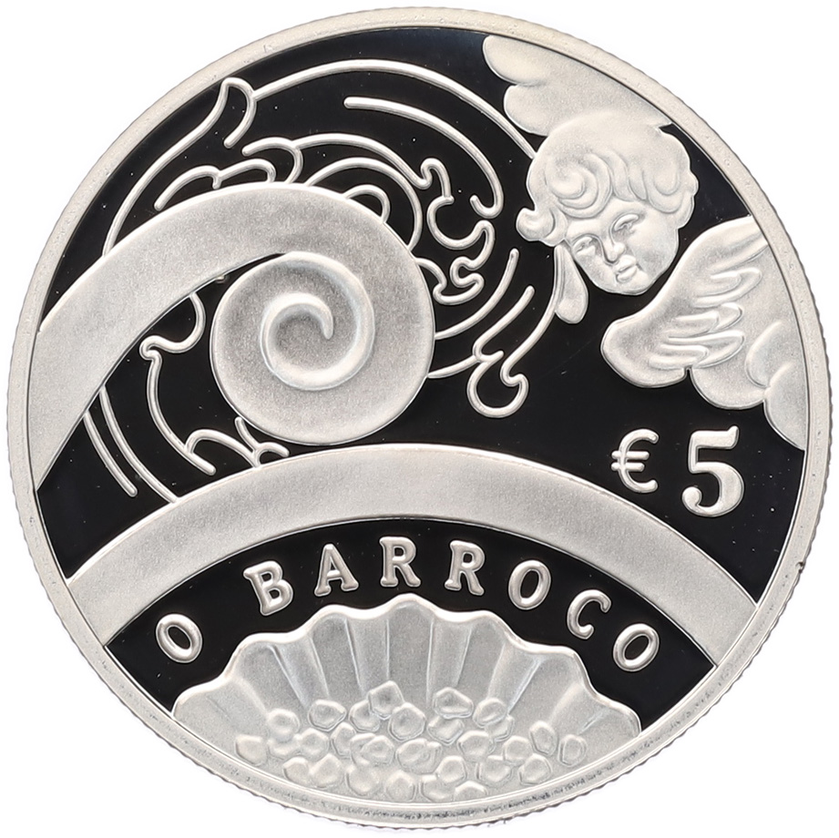 5 евро 2018 года Португалия «Барокко» — Фото №1
