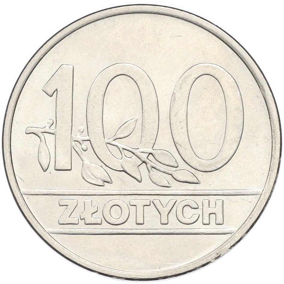 100 злотых 1990 года Польша — Фото №1