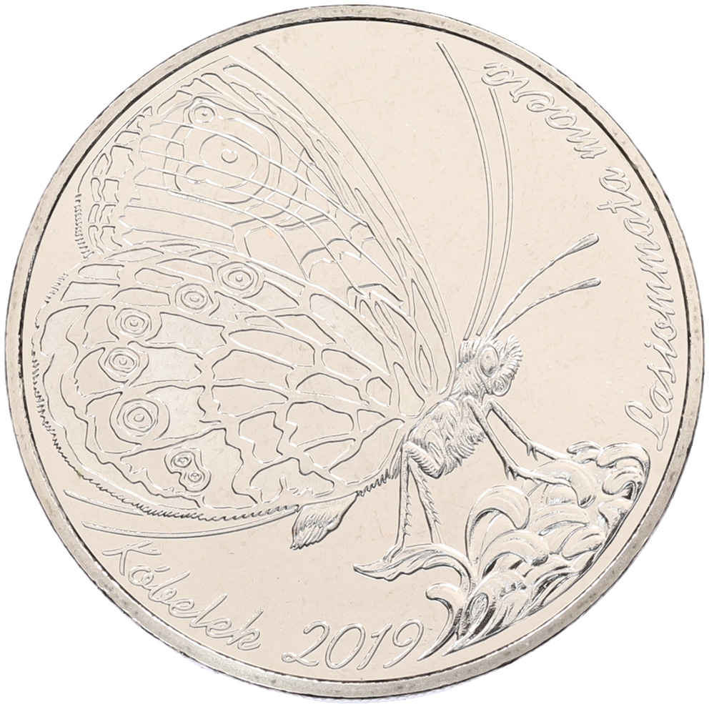 100 тенге 2019 года Казахстан «Фауна Казахстана — Буроглазка большая» — Фото №1