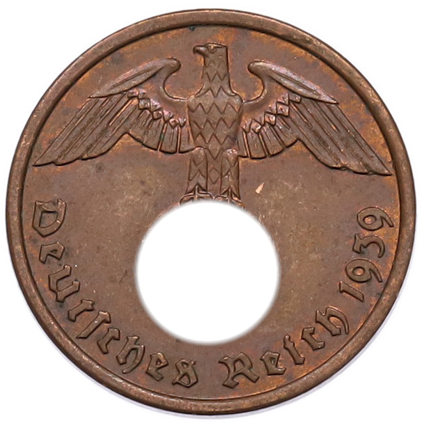 2 рейхспфеннига 1939 года A Германия — Фото №1