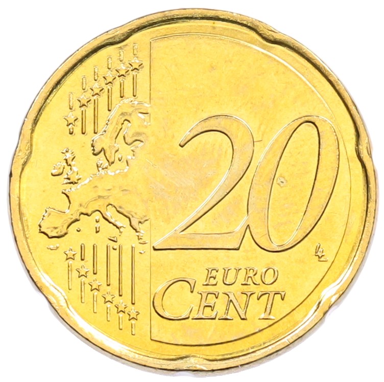 20 евроцентов 2008 года Мальта — Фото №2