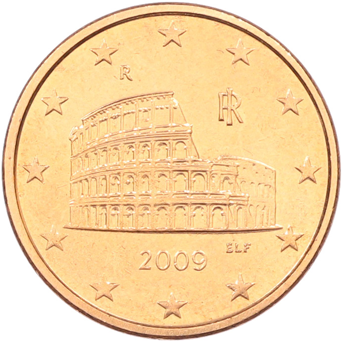 5 евроцентов 2009 года Италия — Фото №1